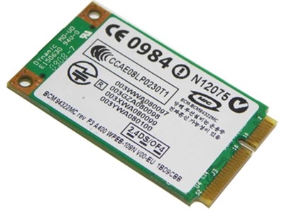 Broadcom Dual-Band 802.11n PCI Express MiniCard