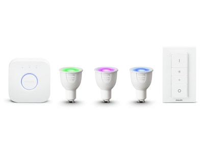 Philips Hue White and Color Ambiance GU10 Starterkit