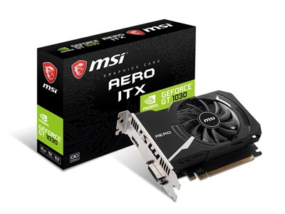 Outlet: MSI GeForce GT 1030 AERO ITX 2GD4 OC